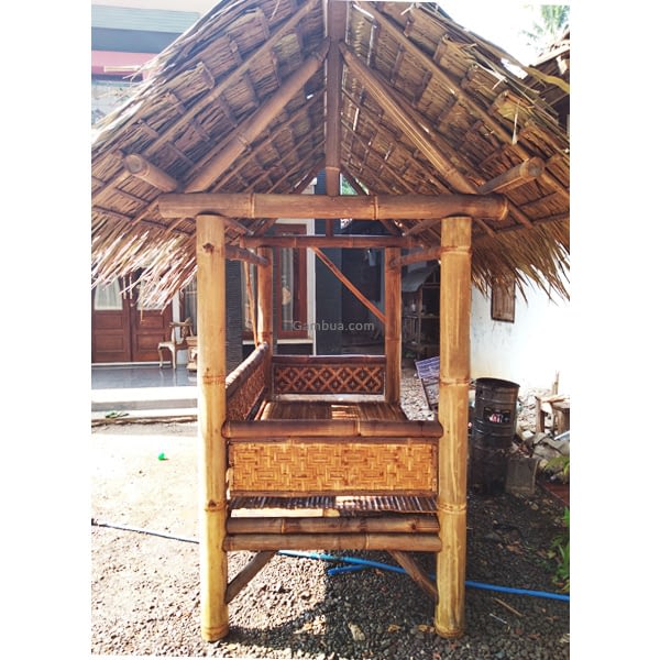 Jual Gazebo  Bambu Sederhana  Murah  Tapi Awet Gambua