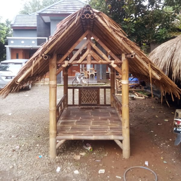 Saung Bambu Minimalis Dan Tahan Lama Gambua Saung Bambu Minimalis Dan Tahan Lama Gambua